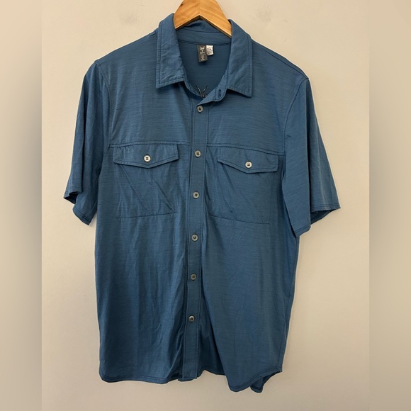 ibex Other - Ibex Men’s Ace Button Down Short Sleeve Shirt